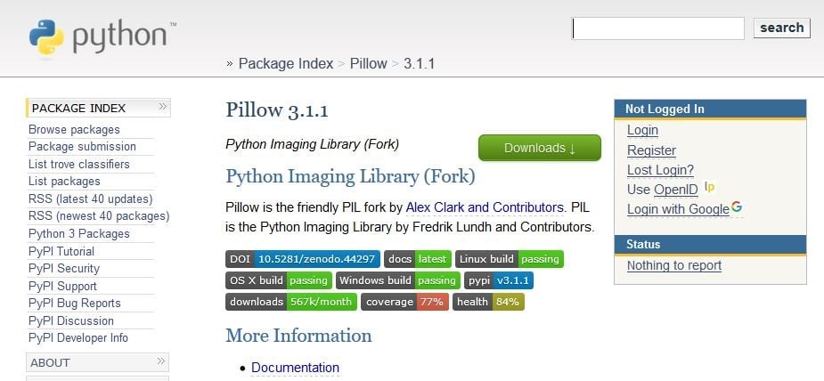 pillow python productivity tools