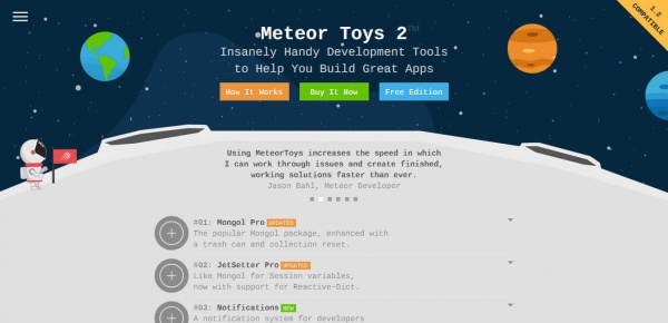 toys meteor.js productivity tools
