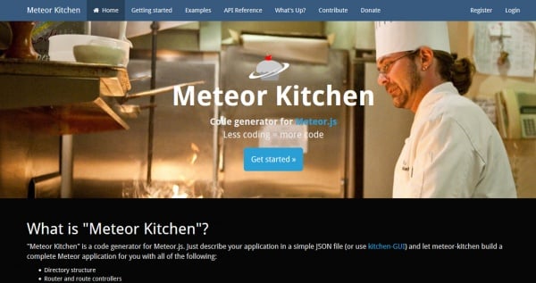 kitchen meteor.js productivity tools