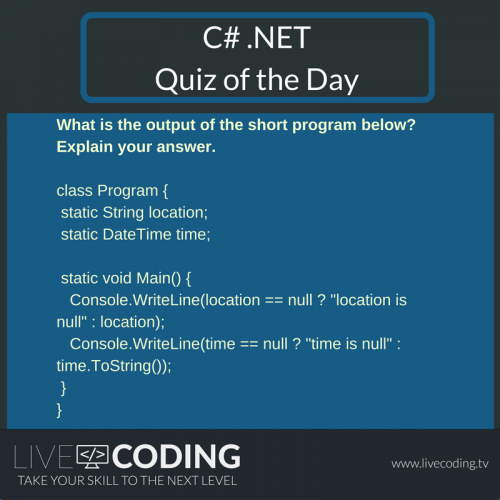 challenge coding c# csharp programming quiz