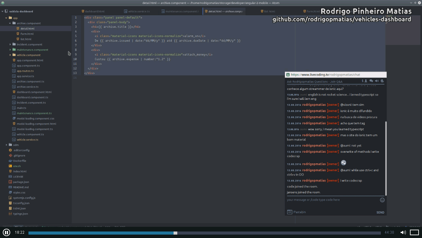 brasil java html-css front-end livecoder programação Unity