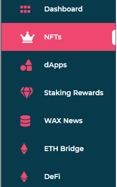 Buy and send an NFT on Wax Cloud Wallet