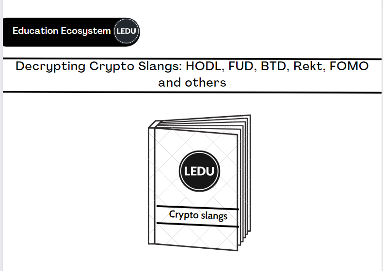 Decrypting Crypto Slangs: HODL, FUD, BTD, Rekt, FOMO and others